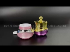 กระปุกครีมเครื่องสำอางแบบกำหนดเองส่วนบุคคลพลาสติก ราคาขายส่ง