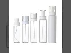 ขวดปั๊มสเปรย์เครื่องสำอางพลาสติกใส