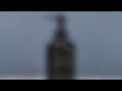 โรงแรมแชมพูขวดพลาสติกสีเขียวสำหรับอาบน้ำ